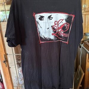 Gildan Black and Red Graphic Men's Tee